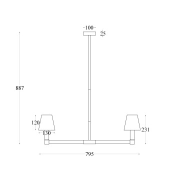 Люстра Maytoni Tet-a-tet MOD104PL-07B-1