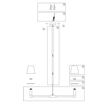 Люстра Maytoni Tet-a-tet MOD104PL-07B-2