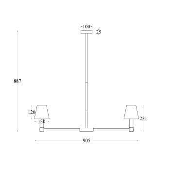Люстра Maytoni Tet-a-tet MOD104PL-09B-1