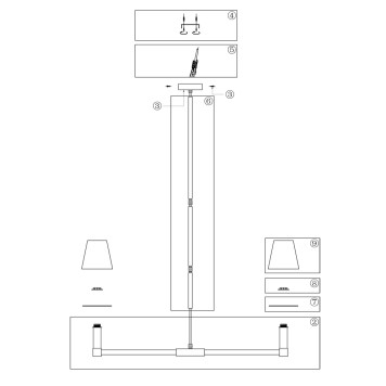 Люстра Maytoni Tet-a-tet MOD104PL-09B-3