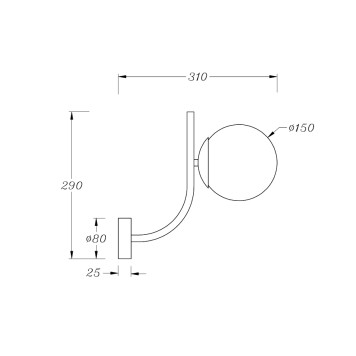 Бра Maytoni Rendez-vous MOD109WL-01BS-2
