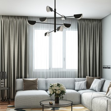 Люстра Maytoni Mollis MOD126PL-08B-1