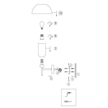 Бра Maytoni Memory MOD177WL-01B-9