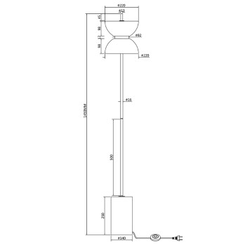 Торшер Maytoni Kyoto MOD178FL-L11G3K-6