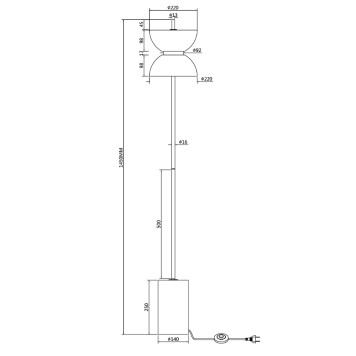 Торшер Maytoni Kyoto MOD178FL-L11W3K-4