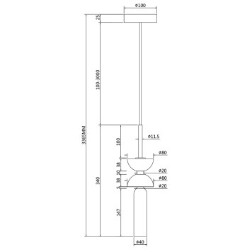 Люстра Maytoni Kyoto MOD178PL-01B-6