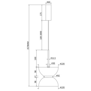 Люстра Maytoni Kyoto MOD178PL-L11G3K-5