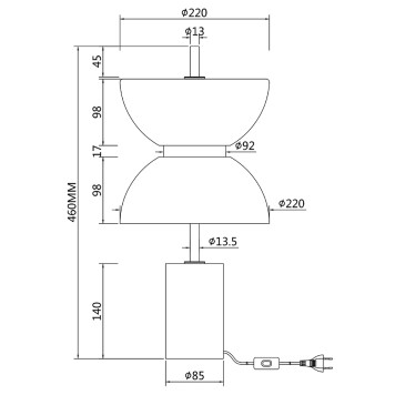 Лампа настольная Maytoni Kyoto MOD178TL-L11W3K-7