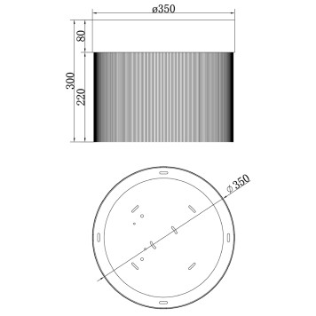 Светильник потолочный Maytoni Imaginary MOD190CL-L18G3K-7