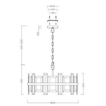 Люстра Maytoni Cerezo MOD201PL-05N-8