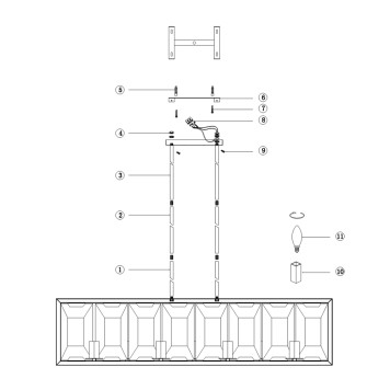 Люстра Maytoni Cerezo MOD202PL-07N-7