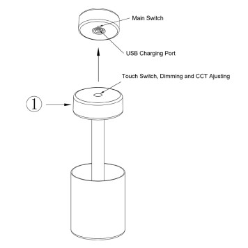 Лампа настольная Maytoni AI Collaboration MOD229TL-L3G3K1-12