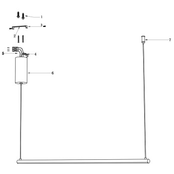 Люстра Maytoni Halo MOD246PL-L16BK-6