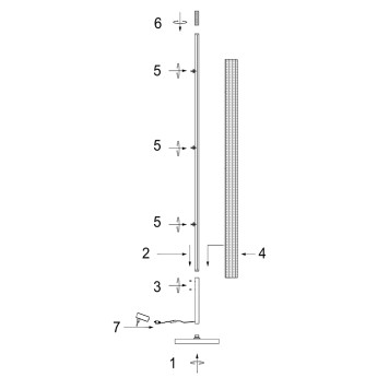 Торшер Maytoni Loom MOD258FL-L15BS3K-8