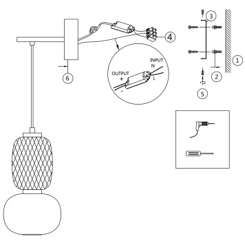 Бра Maytoni Pattern MOD267WL-L18G3K-6