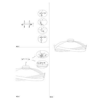 Светильник потолочный Maytoni Plons MOD283CL-L34BS3K-6