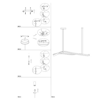 Люстра Maytoni Plons MOD283PL-L34BS3K-6