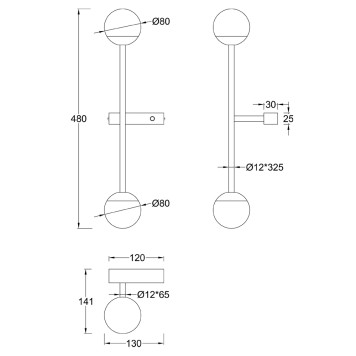 Бра Maytoni Touch MOD285WL-L10B3K-5