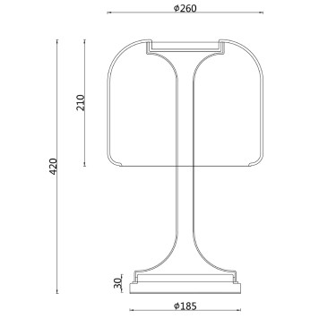 Лампа настольная Maytoni Spirito MOD286TL-L18G3K-7