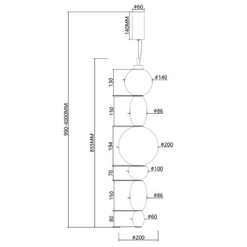 Люстра Maytoni Adore MOD297PL-L24BS3K-6