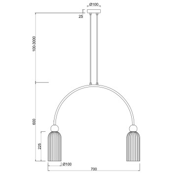 Люстра Maytoni Antic MOD302PL-02W-4