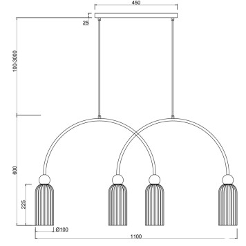 Люстра Maytoni Antic MOD302PL-04W-3