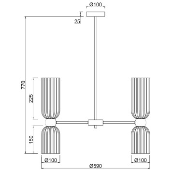 Люстра Maytoni Antic MOD302PL-10W-3