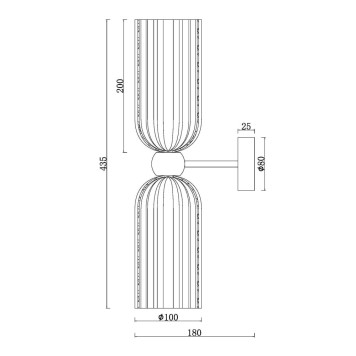 Бра Maytoni Antic MOD302WL-02GR-6