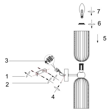 Бра Maytoni Antic MOD302WL-02GR-7