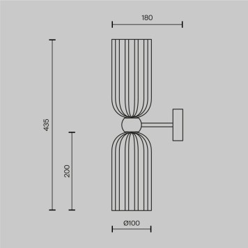 Бра Maytoni Antic MOD302WL-02W-10