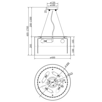 Люстра Maytoni Wonderland MOD313PL-04CH-2