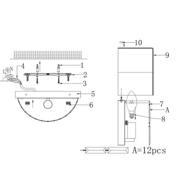 Бра Maytoni Wonderland MOD313WL-01CH-1