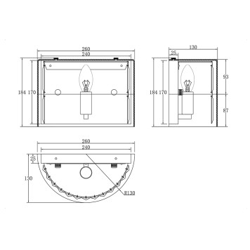 Бра Maytoni Wonderland MOD313WL-01G-2