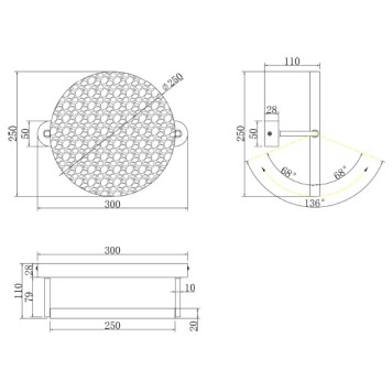 Бра Maytoni Mangata MOD387WL-L8CH3K-7