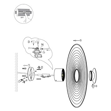 Бра Maytoni Nami MOD400WL-L5W3K-9
