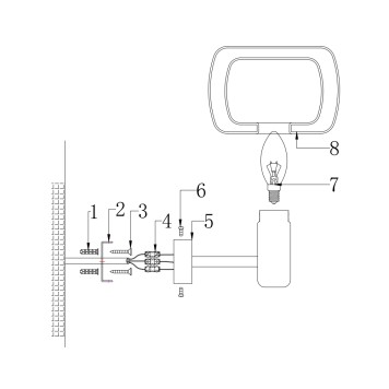 Бра Maytoni Vision MOD411WL-01G-8