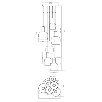 Люстра Maytoni Smart Casual MOD414PL-06B-9
