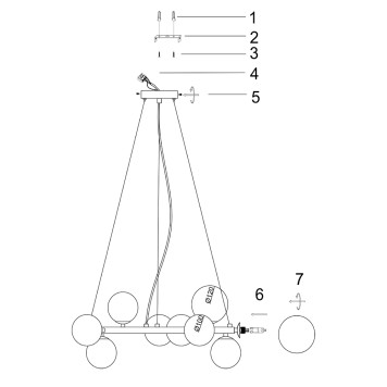 Люстра Maytoni Dallas MOD545PL-11B-10