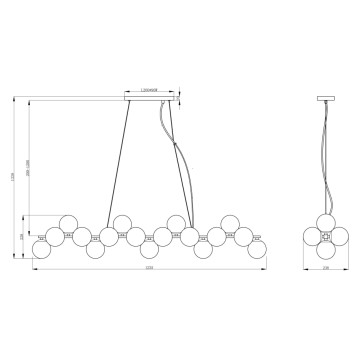 Люстра Maytoni Dallas MOD547PL-25B-11
