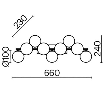 Бра Maytoni Dallas MOD547WL-09B-6