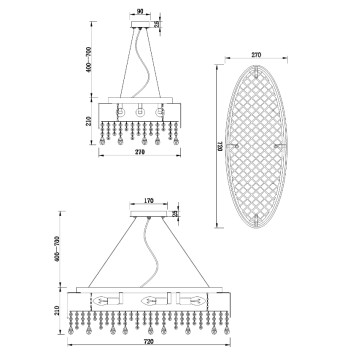 Люстра Maytoni Manfred MOD600PL-09W-9