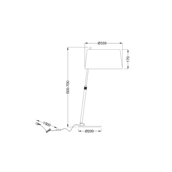 Лампа настольная Maytoni Bergamo MOD613TL-01W-2