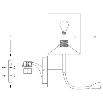 Бра Maytoni Bergamo MOD617WL-01CH-10