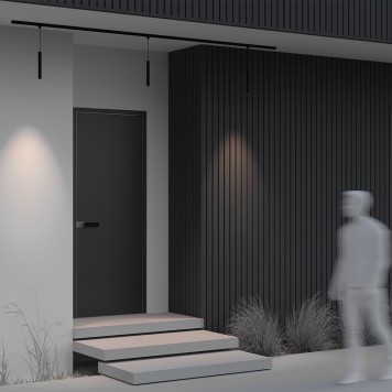 Уличный трековый светильник Maytoni Elasity IP O-TR01-1-P-8WB3K-1