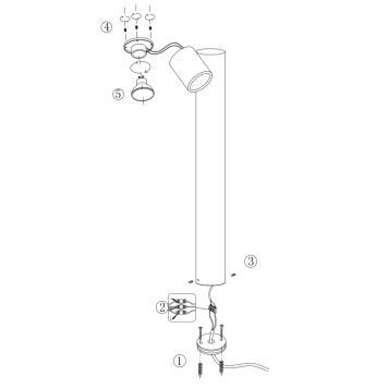 Уличный фонарь Maytoni Wall Street O010FL-01B-9