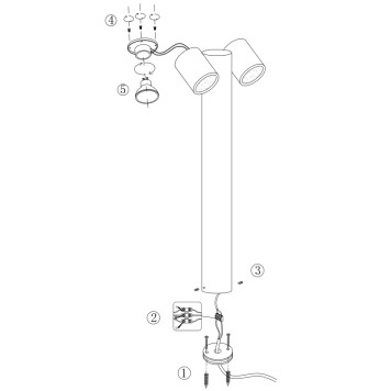 Уличный фонарь Maytoni Wall Street O010FL-02B-8