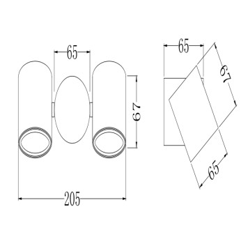 Уличный настенный светильник Maytoni Wall Street O010WL-02B-3