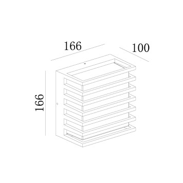 Уличный настенный светильник Maytoni Downing Street O020WL-L10B4K-6