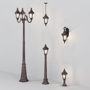 Уличный фонарь Maytoni Goiri O028FL-01BZ - мятая коробка-3