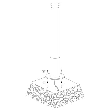 Уличный фонарь Maytoni Ginza O041FL-L50B3K-9